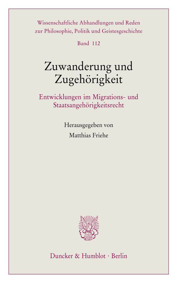 Zuwanderung und Zugehörigkeit main product photo