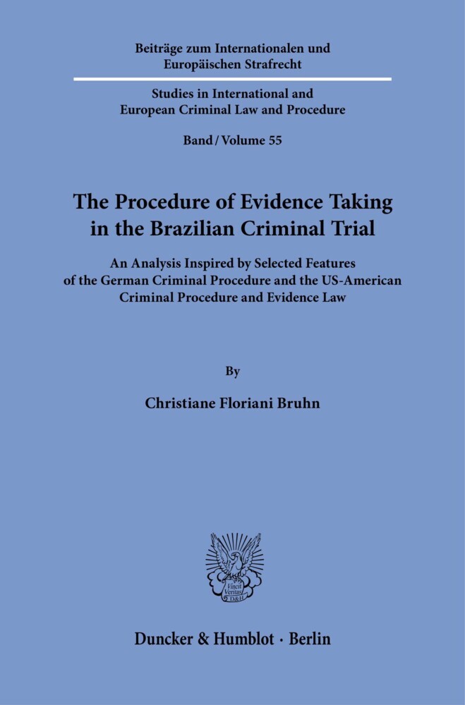 The Procedure of Evidence Taking in the Brazilian Criminal Trial. main product photo