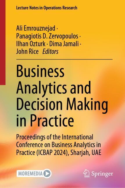 Business Analytics and Decision Making in Practice main product photo