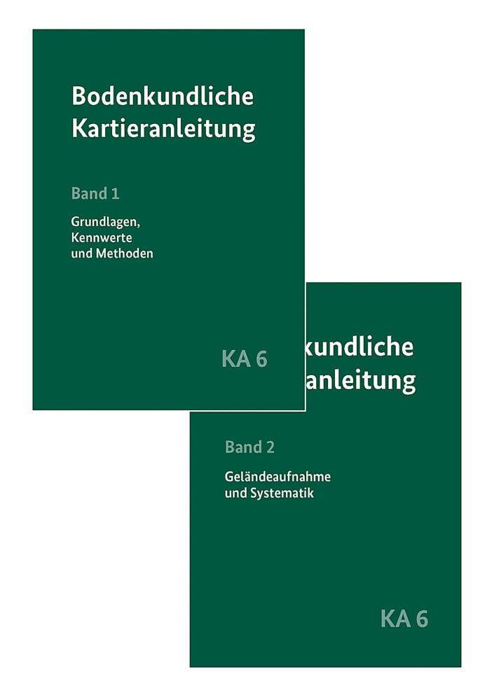 Bodenkundliche Kartieranleitung KA6 in 2 Bänden main product photo