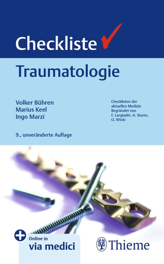 Checkliste Traumatologie main product photo