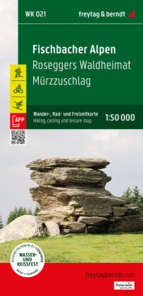 Fischbacher Alpen, Wander-, Rad- und Freizeitkarte 1:50.000, freytag & berndt, WK 021