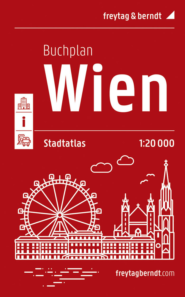Wien, Buchplan, Städteatlas 1:20.000, freytag & berndt main product photo