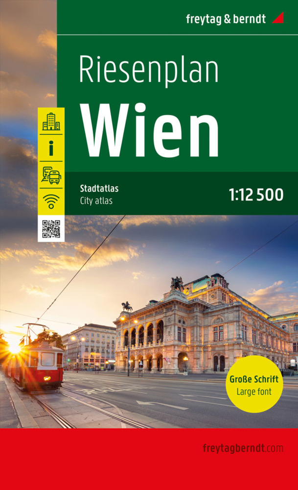 Wien, Riesenplan, Städteatlas 1:12.500, freytag & berndt main product photo
