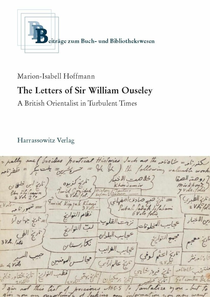 The Letters of Sir William Ouseley main product photo