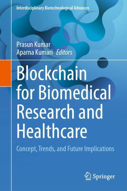 Blockchain for Biomedical Research and Healthcare main product photo