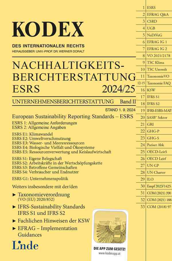 KODEX Nachhaltigkeitsberichterstattung - ESRS main product photo
