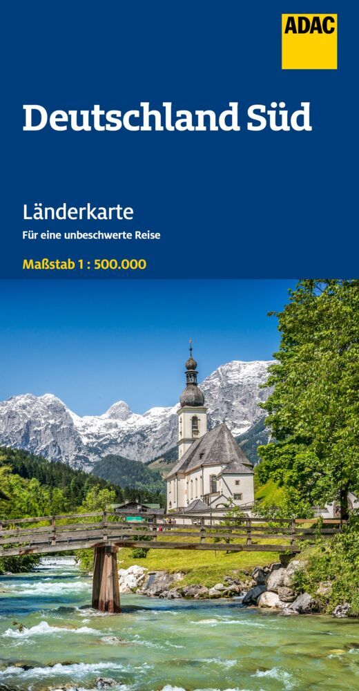 ADAC Länderkarte Deutschland Süd 1:500.000 main product photo
