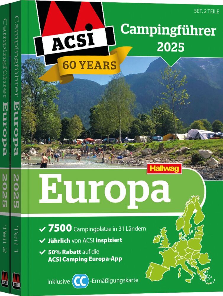 ACSI Campingführer Europa 2025 main product photo
