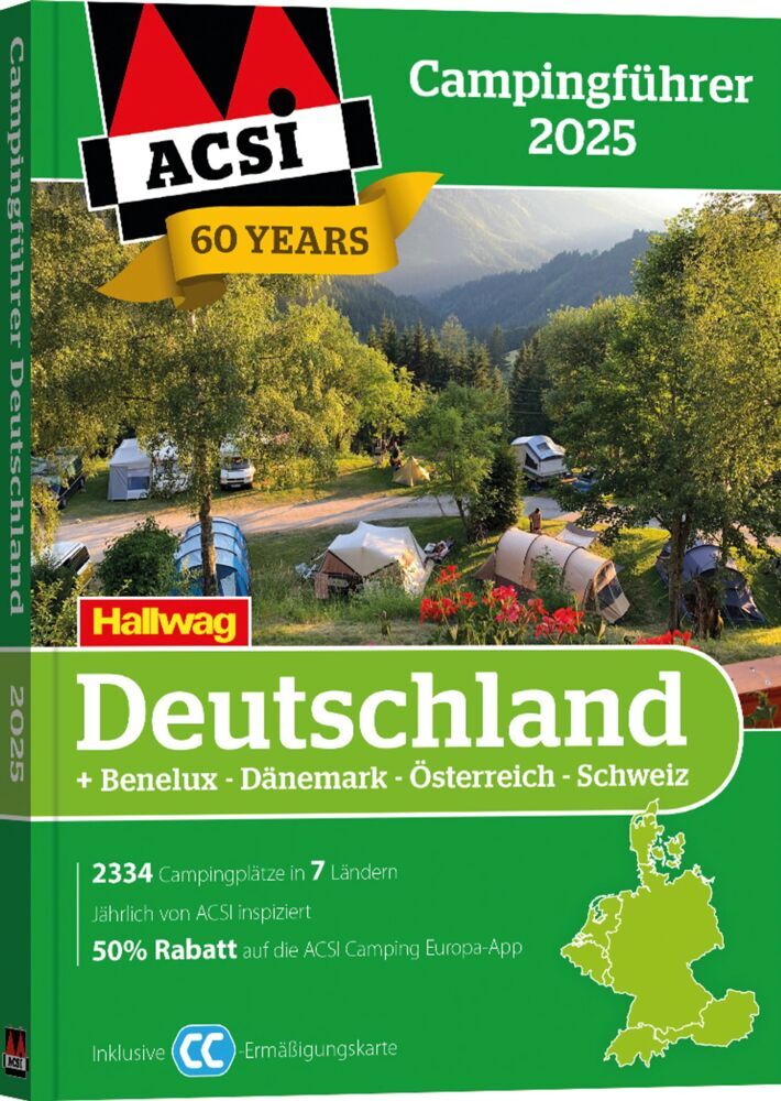 ACSI Campingführer Deutschland 2025 main product photo