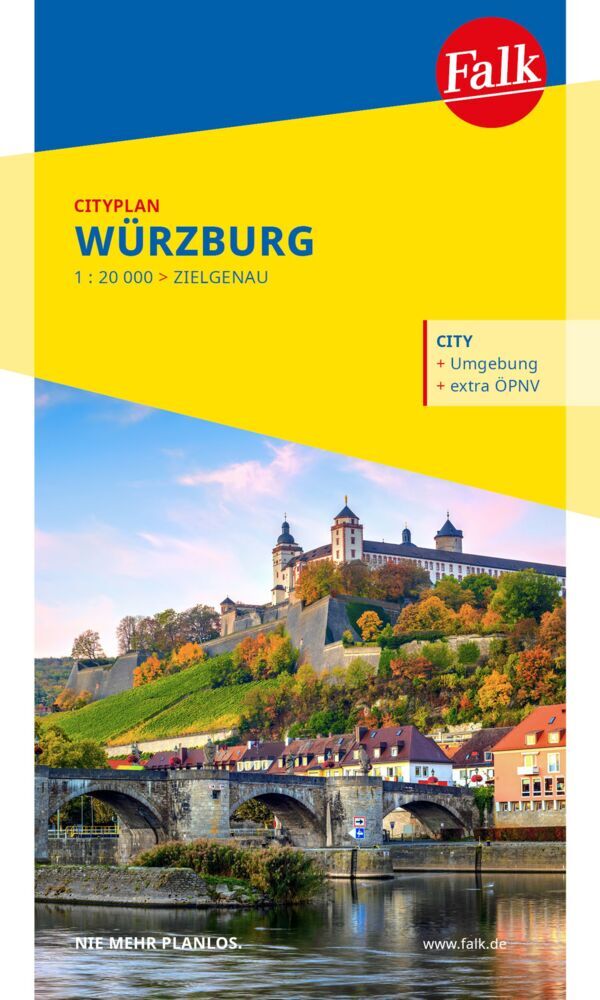 Falk Cityplan Würzburg 1:15.000 main product photo