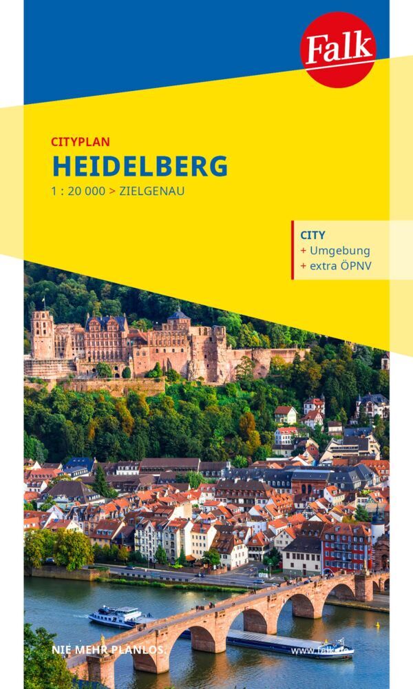 Falk Cityplan Heidelberg 1:20.000 main product photo