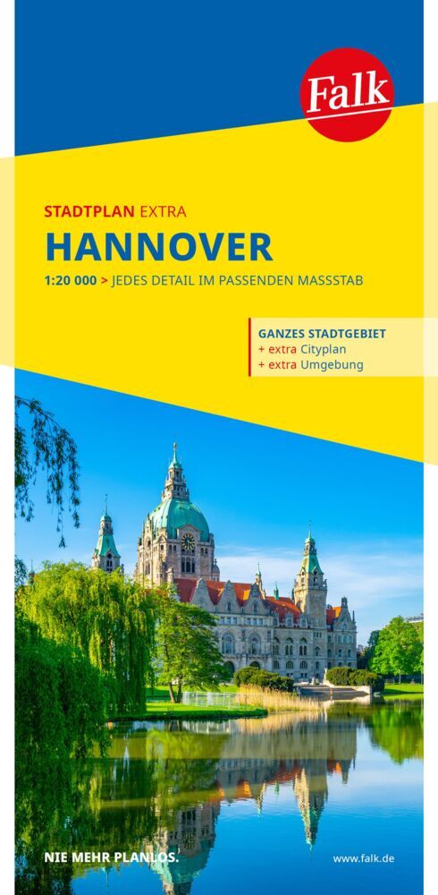 Falk Stadtplan Extra Hannover 1:20.000 main product photo