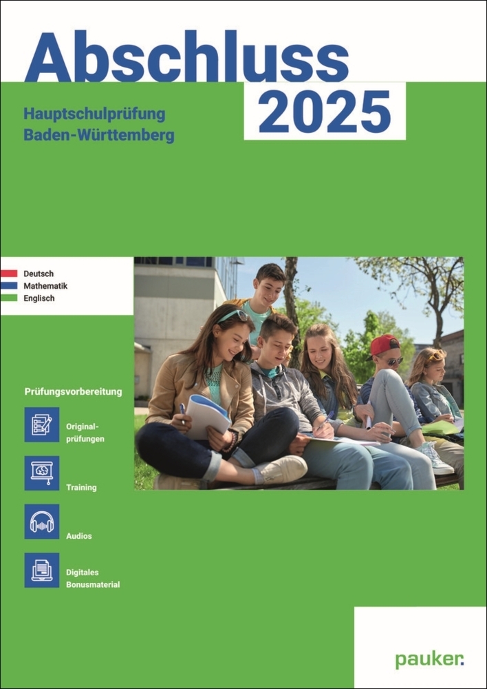 Abschluss 2025 - Hauptschulprüfung Baden-Württemberg - Aufgabenband main product photo