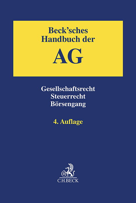 Beck'sches Handbuch der AG main product photo