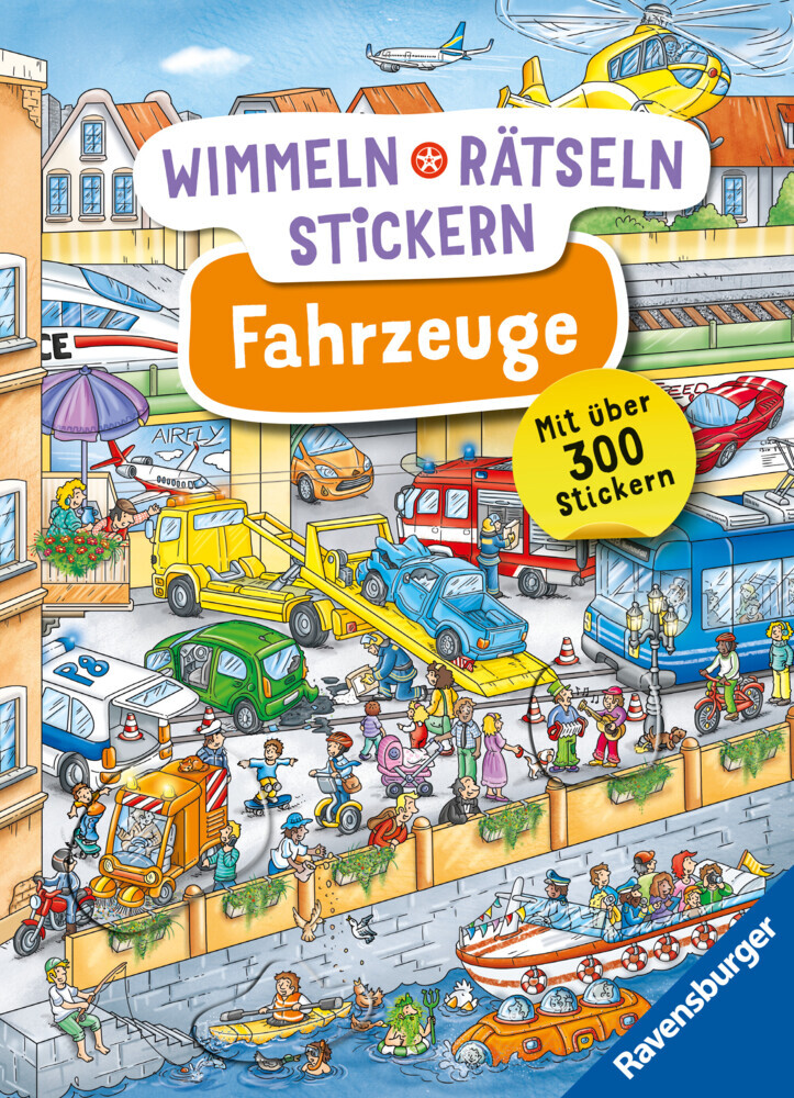 Wimmeln, Rätseln, Stickern: Fahrzeuge main product photo