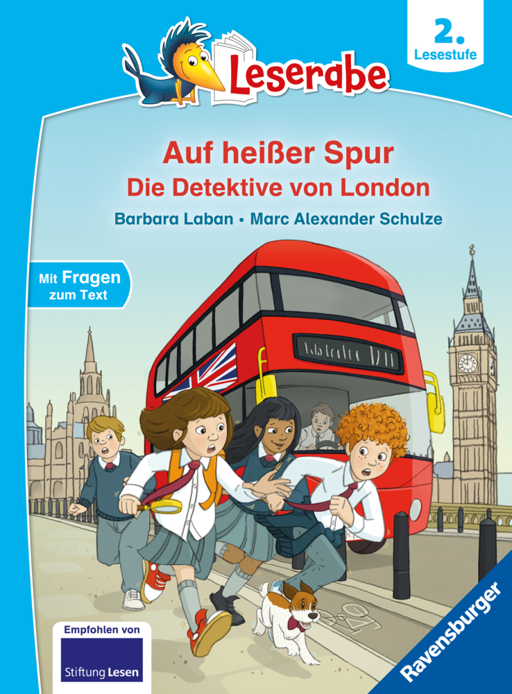 Leserabe 2. Lesestufe - Auf heißer Spur - Die Detektive von London main product photo