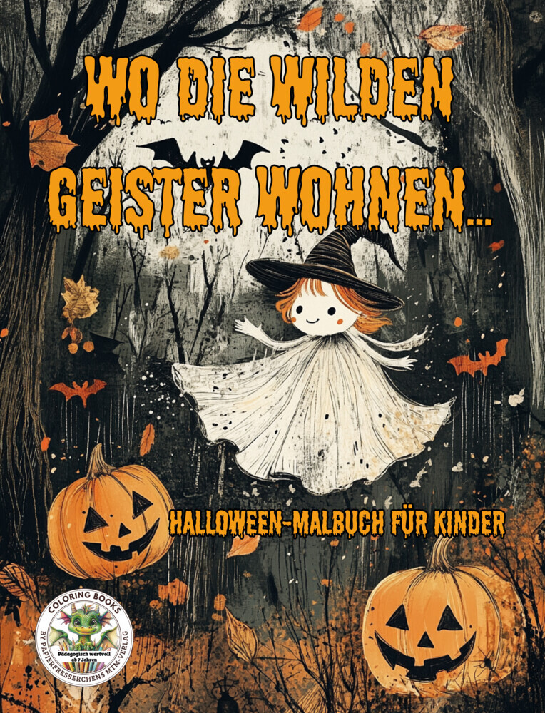 Wo die wilden Geister wohnen ... Halloween-Malbuch für Kinder main product photo