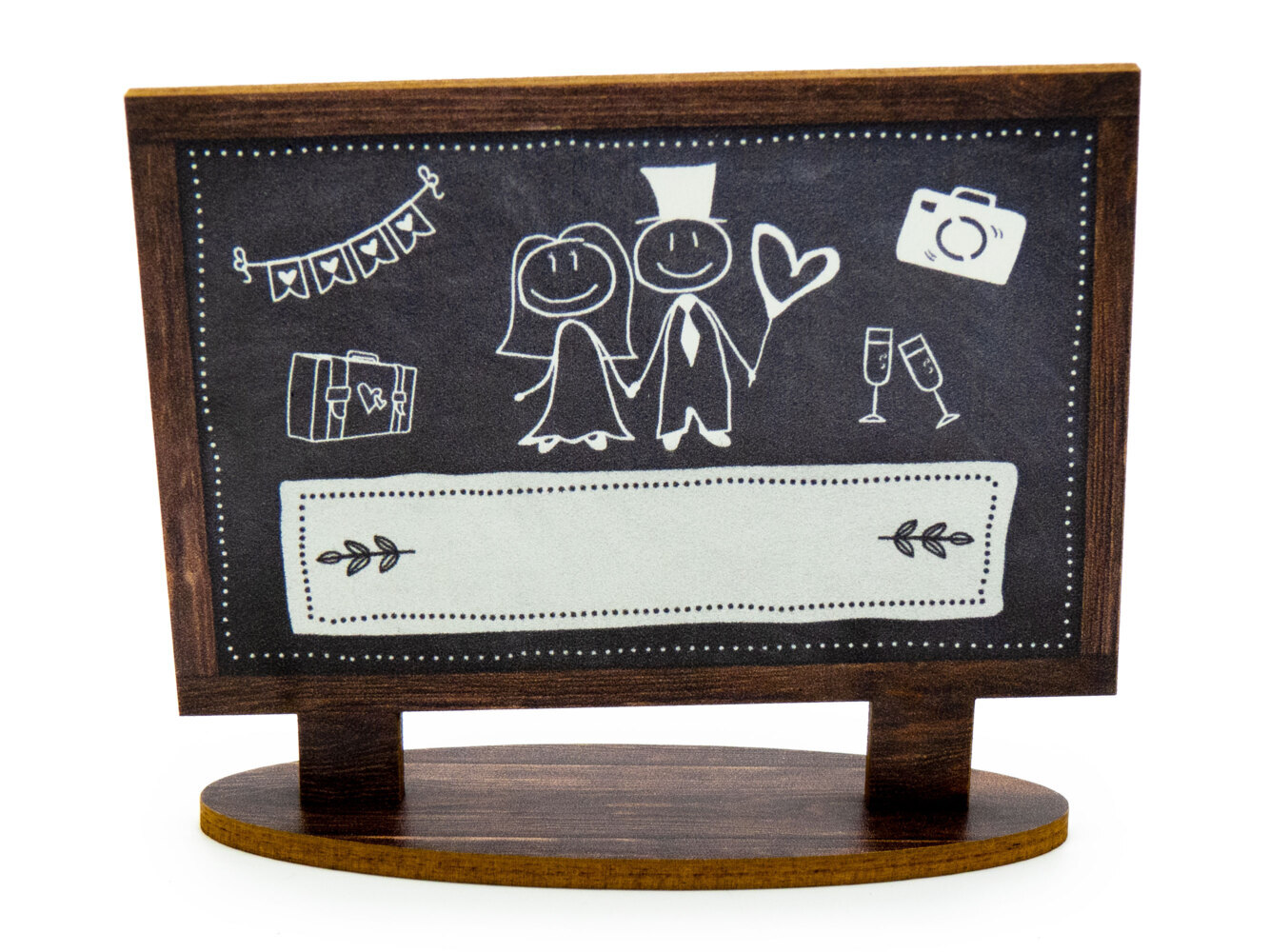 familiawedding 10 Tischkarten zur Hochzeit black doodle Tafel-Design main product photo