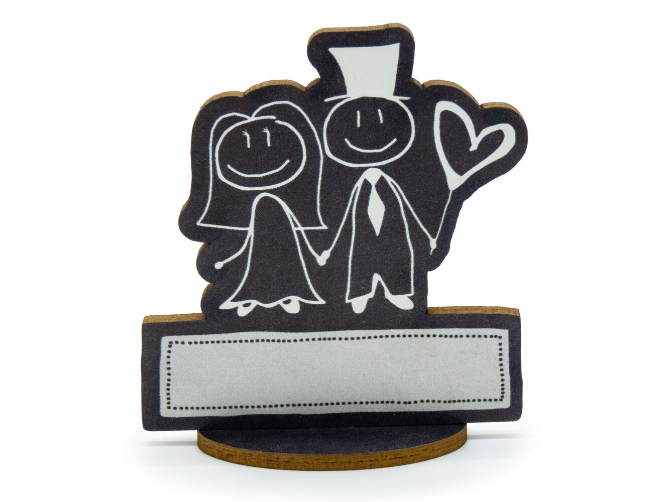 familiawedding 10 Tischkarten zur Hochzeit black doodle Paar-Design main product photo