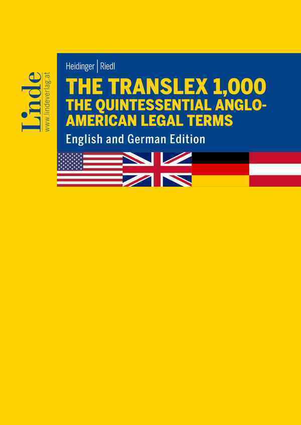 The Translex 1,000 - The Quintessential Anglo-American Legal Terms main product photo