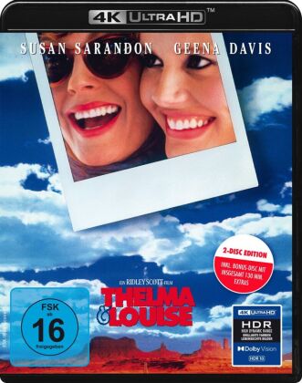Thelma & Louise, 2 Blu-ray (UHD-Blu-ray + Bonus-Blu-ray - 2-Disc Edition)