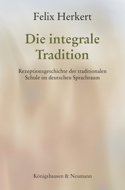 Die integrale Tradition main product photo