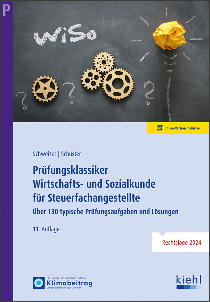 Prüfungsklassiker Wirtschafts- und Sozialkunde für Steuerfachangestellte main product photo