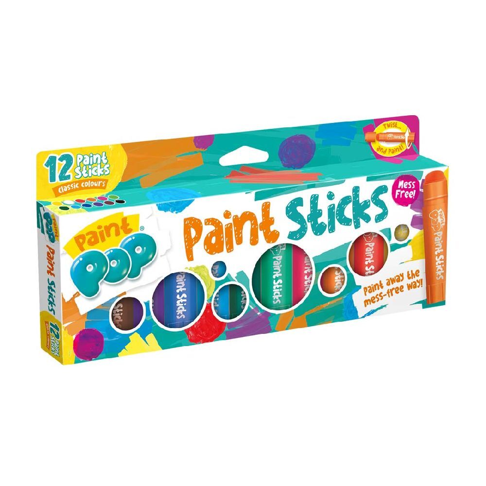 Paint Pop: Paint Sticks 12-Pack (klassische Farben) main product photo