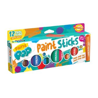 Paint Pop: Paint Sticks 12-Pack (klassische Farben)