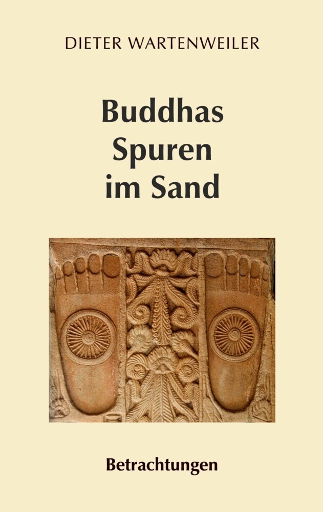 Buddhas Spuren im Sand main product photo
