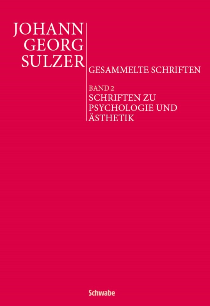Schriften zu Psychologie und Ästhetik main product photo