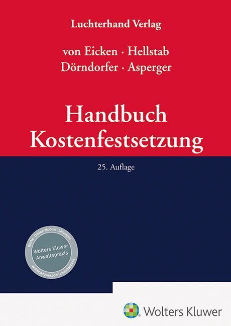 Handbuch Kostenfestsetzung main product photo