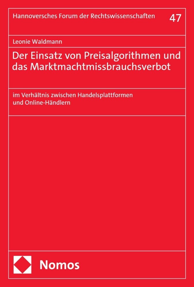 Der Einsatz von Preisalgorithmen und das Marktmachtmissbrauchsverbot main product photo