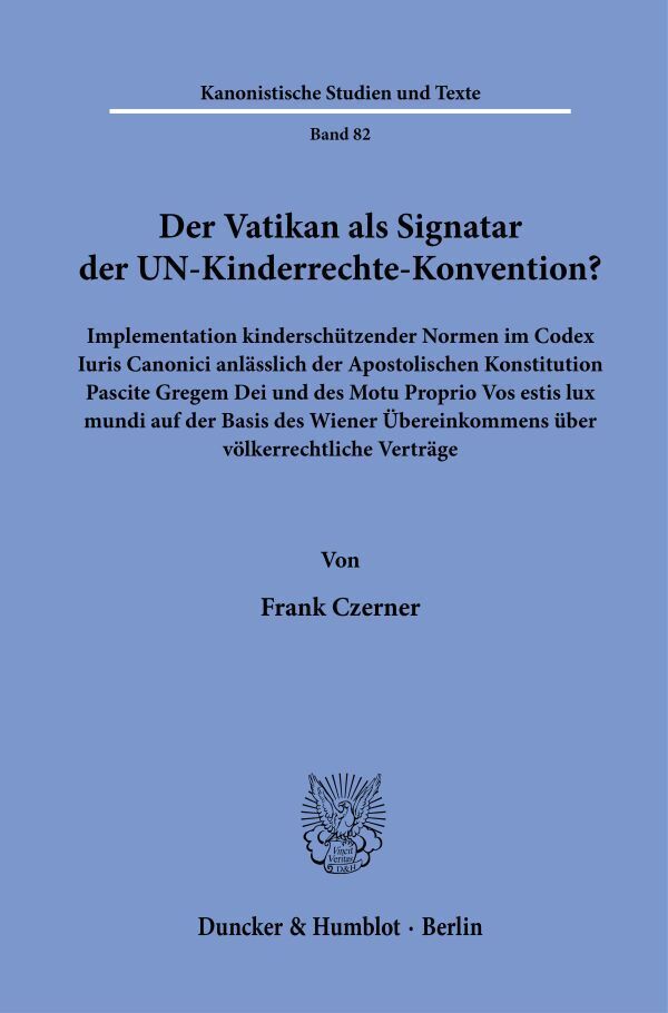 Der Vatikan als Signatar der UN-Kinderrechte-Konvention? main product photo