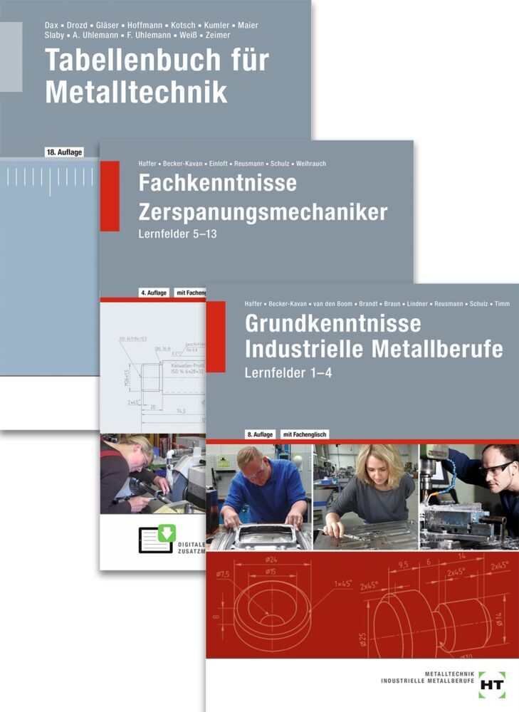 Paketangebot Der Zerspanungsmechaniker, m. 1 Buch, m. 1 Buch, m. 1 Buch main product photo