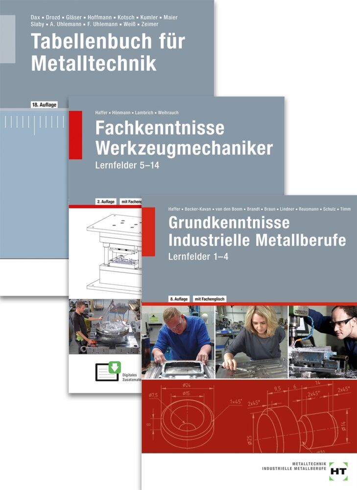Paketangebot Werkzeugmechaniker, m. 1 Buch, m. 1 Buch, m. 1 Buch main product photo