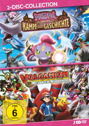 Pokémon: Hoopa und der Kampf der Geschichte / Volcanion und das mechanische Wunderwerk - Doppelpack, 2 DVD