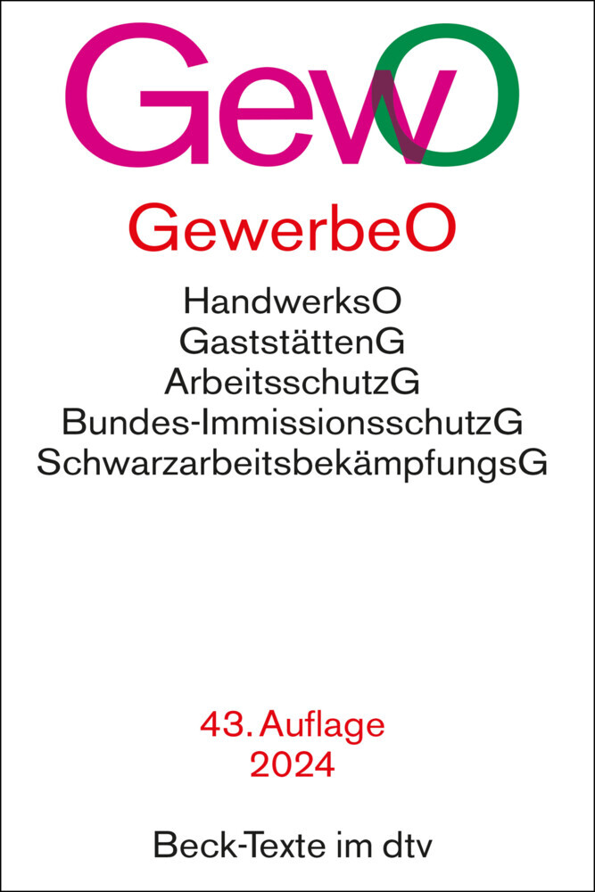 Gewerbeordnung main product photo