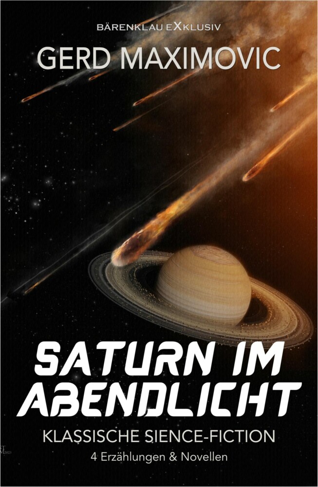 Saturn im Abendlicht - Klassische Science-Fiction main product photo