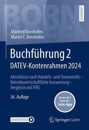 Buchführung 2 DATEV-Kontenrahmen 2024, m. 1 Buch, m. 1 E-Book