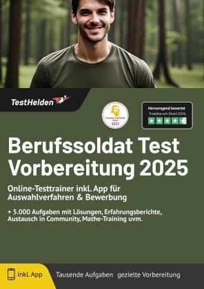 Berufssoldat Test Vorbereitung 2024: Online-Testtrainer inkl. App für Auswahlverfahren & Bewerbung I + 5.000 Aufgaben mit Lösungen, Erfahrungsberichte, Austausch in Community, Mathe-Training uvm.