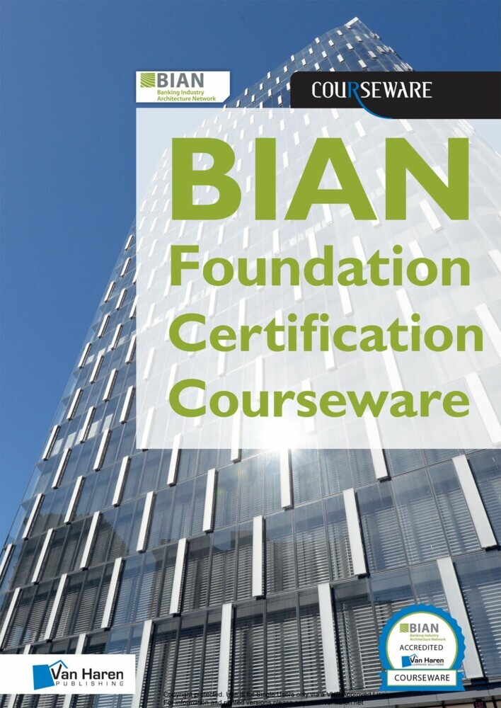 BIAN Foundation Certification Courseware main product photo