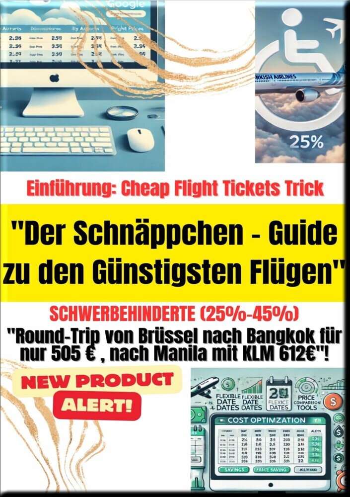 'Der Schnäppchen -Guide zu den Günstigsten Flügen' Schwerbehinderte (25%-45%) main product photo