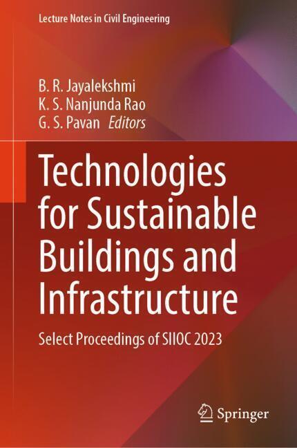 Technologies for Sustainable Buildings and Infrastructure main product photo