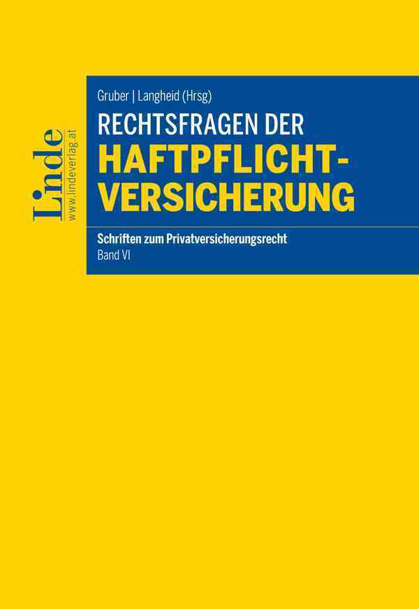 Rechtsfragen der Haftpflichtversicherung main product photo