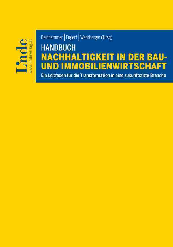 Handbuch Nachhaltigkeit in der Bau- und Immobilienwirtschaft main product photo