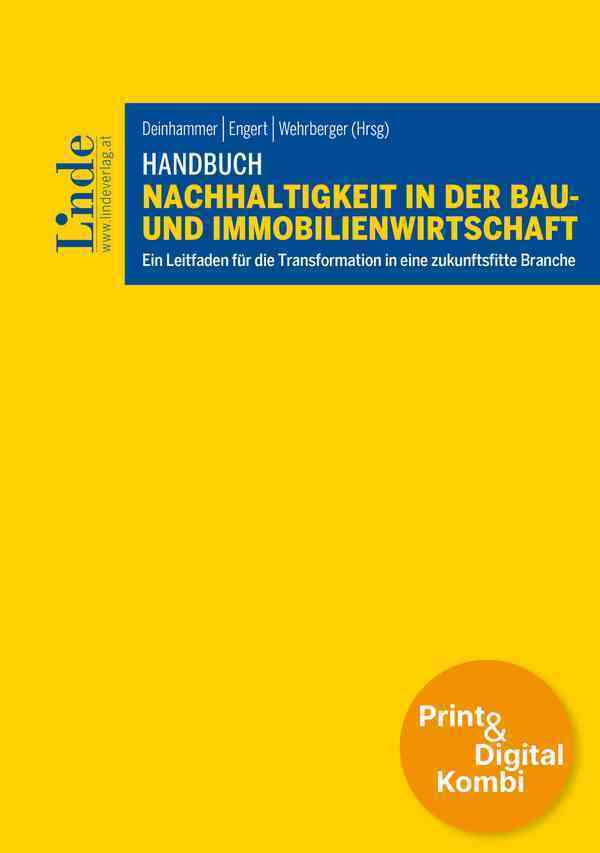 Handbuch Nachhaltigkeit in der Bau- und Immobilienwirtschaft (Kombi Print&digital) main product photo
