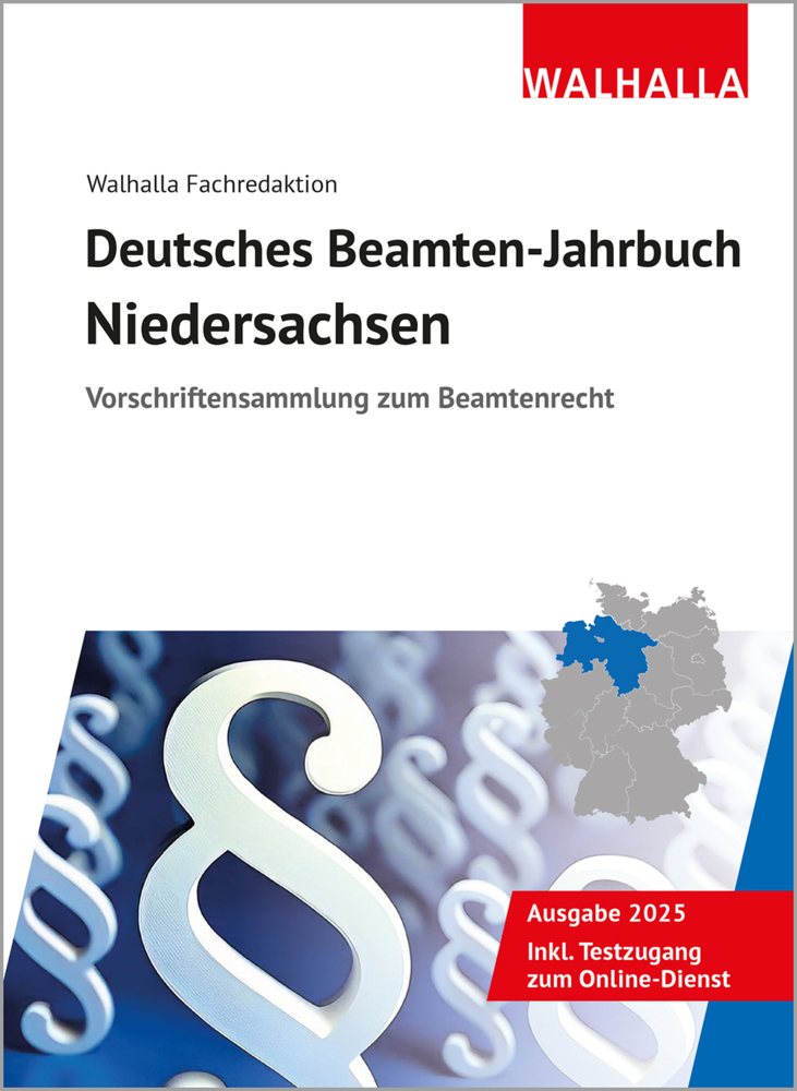 Deutsches Beamten-Jahrbuch Niedersachsen 2025 main product photo