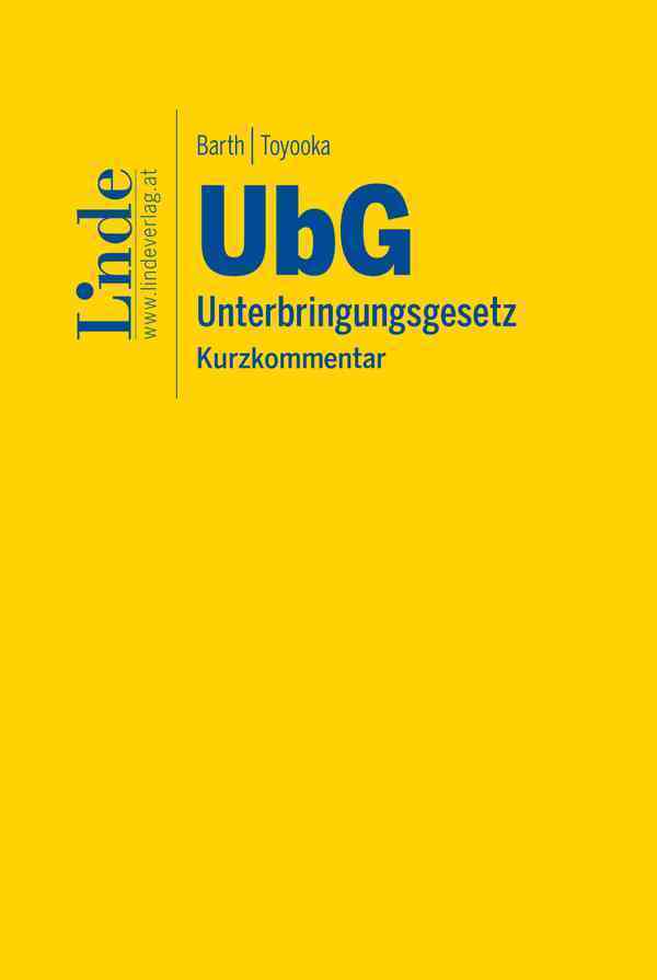 UbG | Unterbringungsgesetz main product photo
